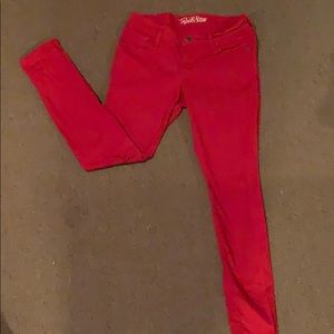 Colored skinny jeans